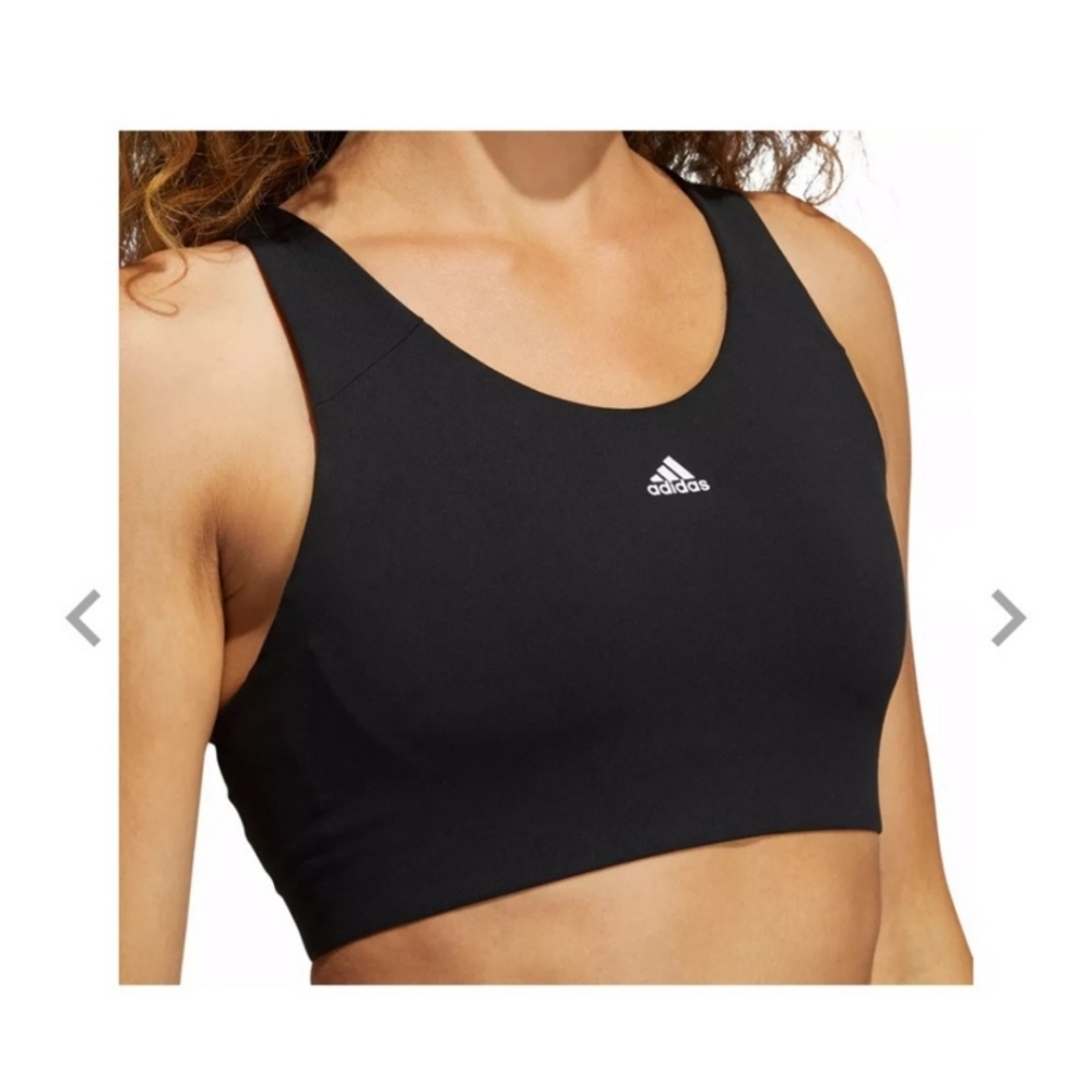 Adidas Women's Ultimate Alpha Sports Bra Black Size Large